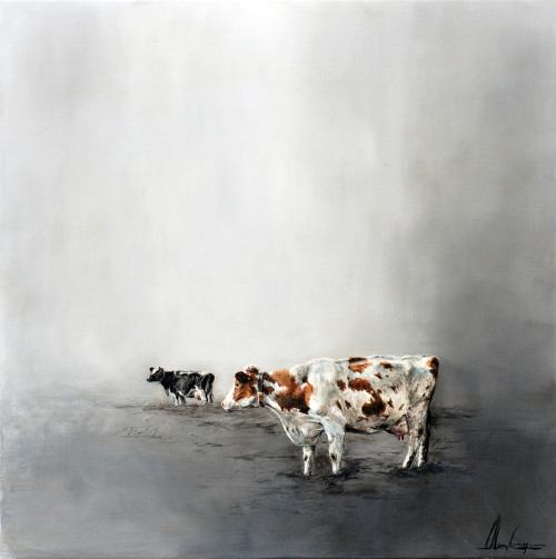 Annabelle Lanfermeijer + Koeien in de mist